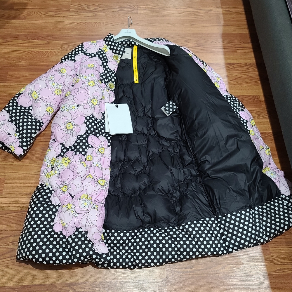 MONCLER x RICHARD QUINN Ines Giaccone Down Puffer Coat size 3 - Picture 7 of 14